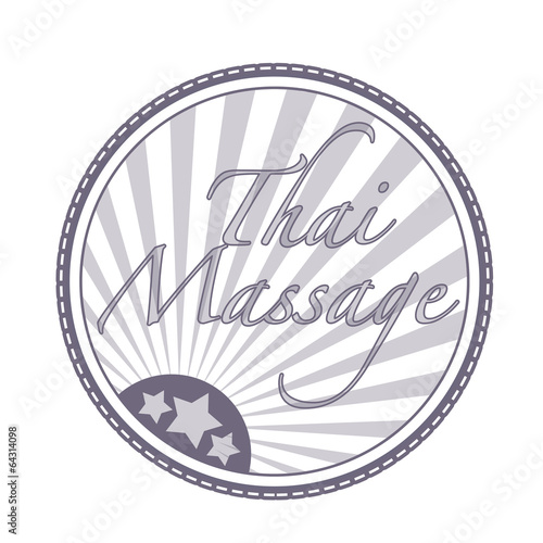 thai massage stamp