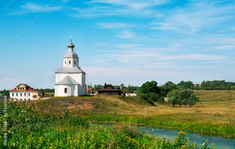 Ilinsky church at Suzdal in summer. Russia