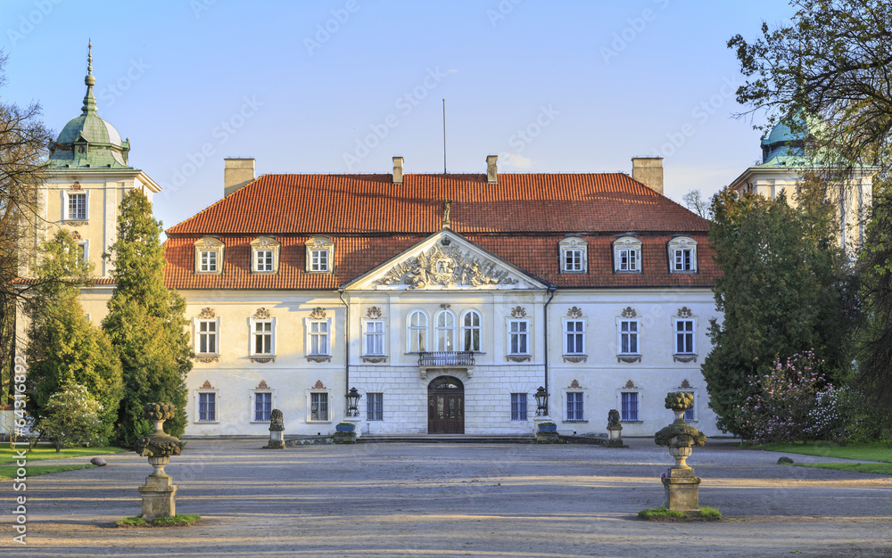 The baroque Palace of Radziwill family, Nieborow, Poland