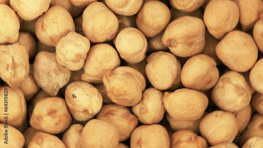 Loopable background of Chickpeas Loopable background of Chickpeas