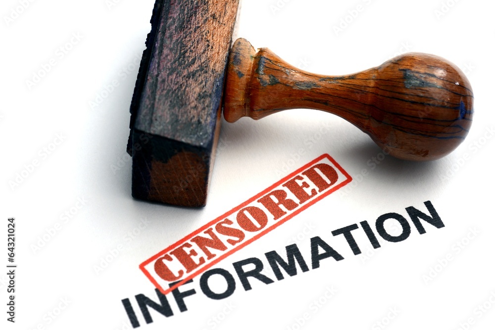 Censored information Censored information