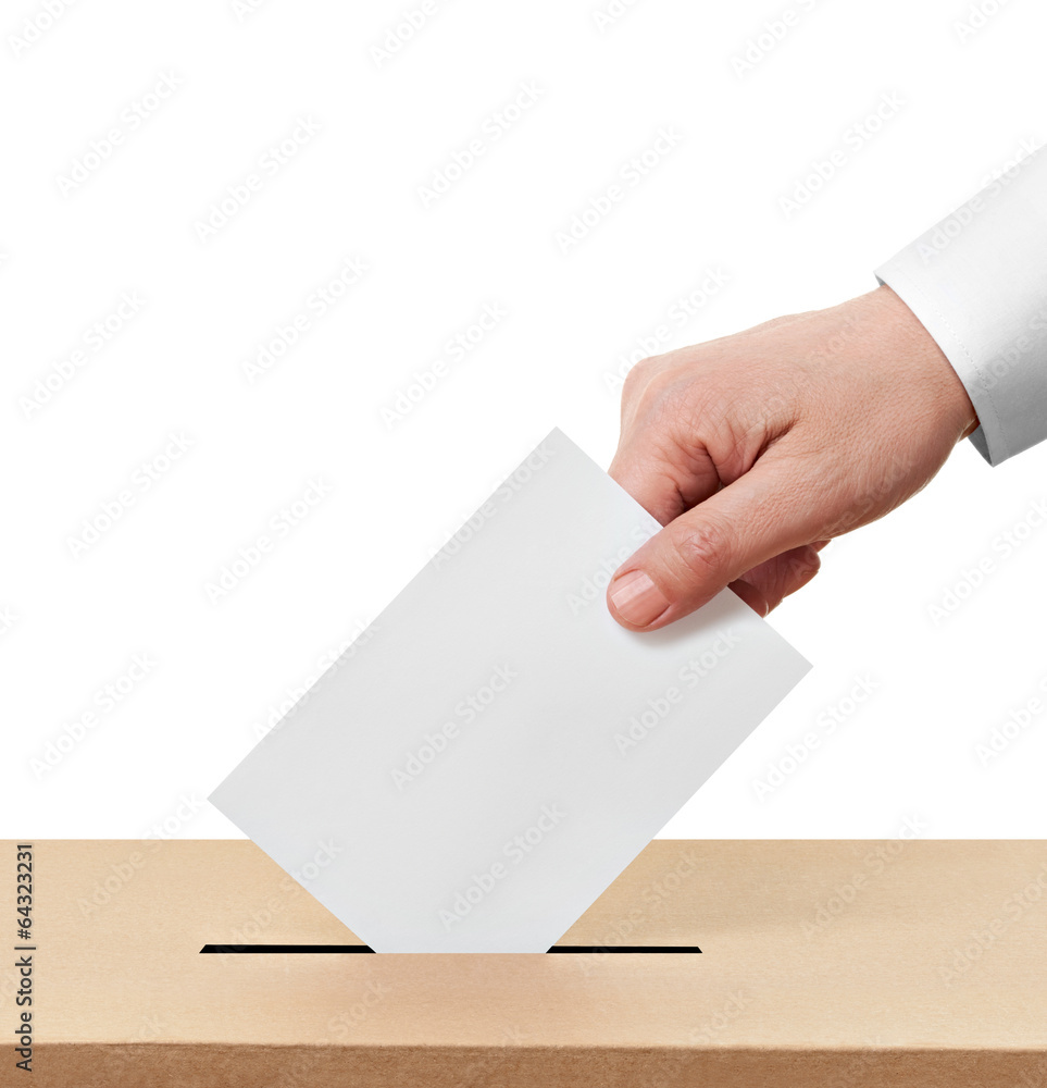 ballot box casting vote election ballot box casting vote election