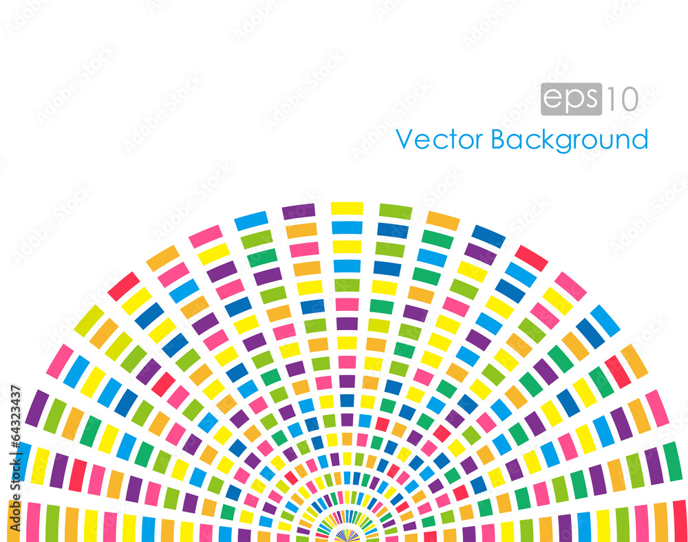 Fototapeta premium Vector illustration colored dots.
