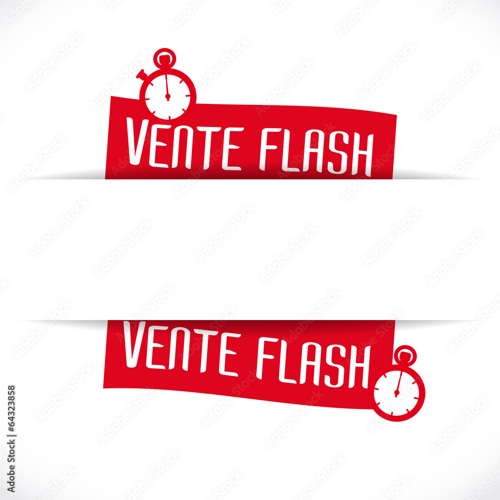 Vente flash Stock Vector
