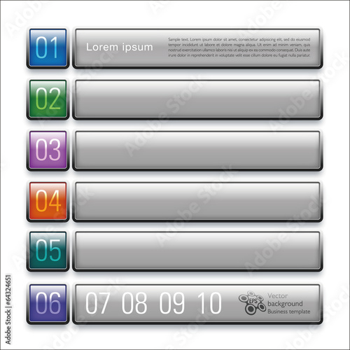 Infographics Web Banner & Label Design