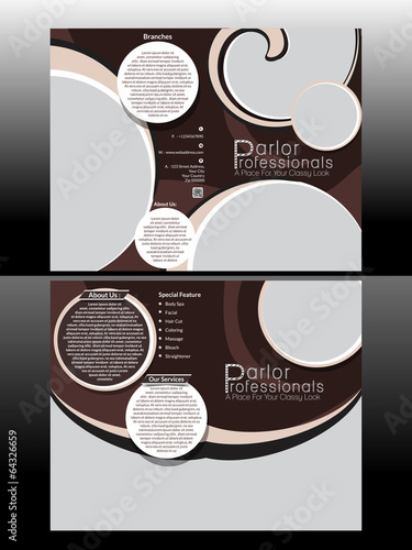 Bi Fold Professional Parlor Brochure