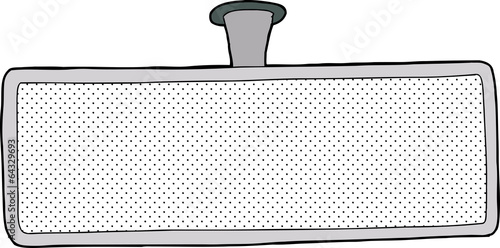 Rear View Mirror Halftone