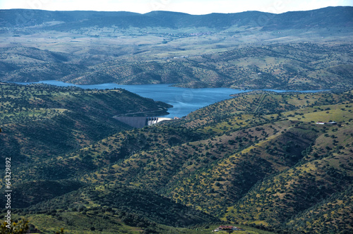 Paisaje, naturaleza, Valle de Alcudia, embalse del río Montoro, Ciudad Real