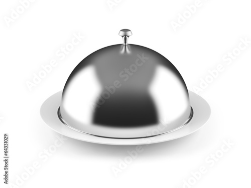 Cloche on plate