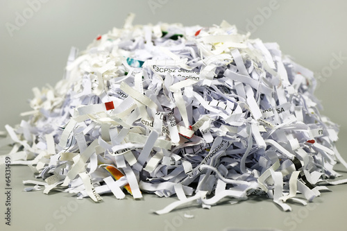 Shredded documents