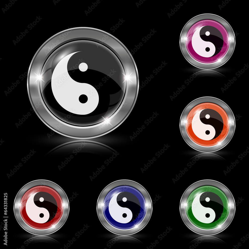 Ying yang icon Ying yang icon
