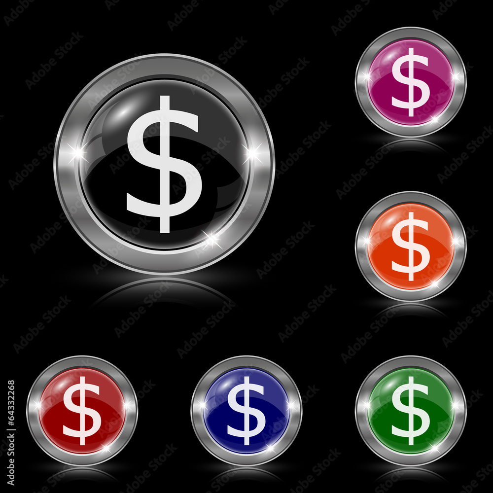 Dollar icon Dollar icon