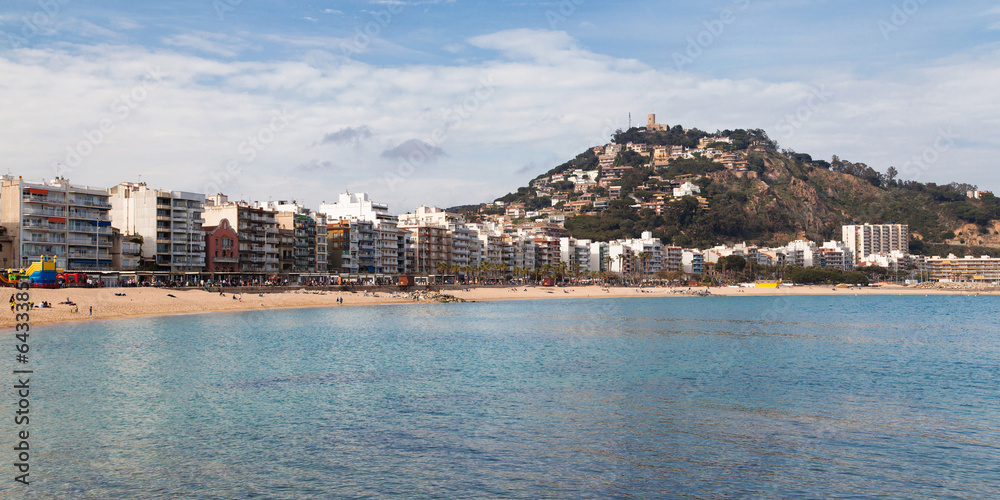 Fototapeta premium Panorama of Blanes