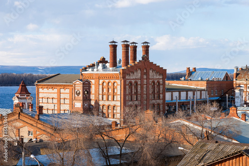 View on Zhiguli Brewery in Samara, Russia. Was founded in 1881