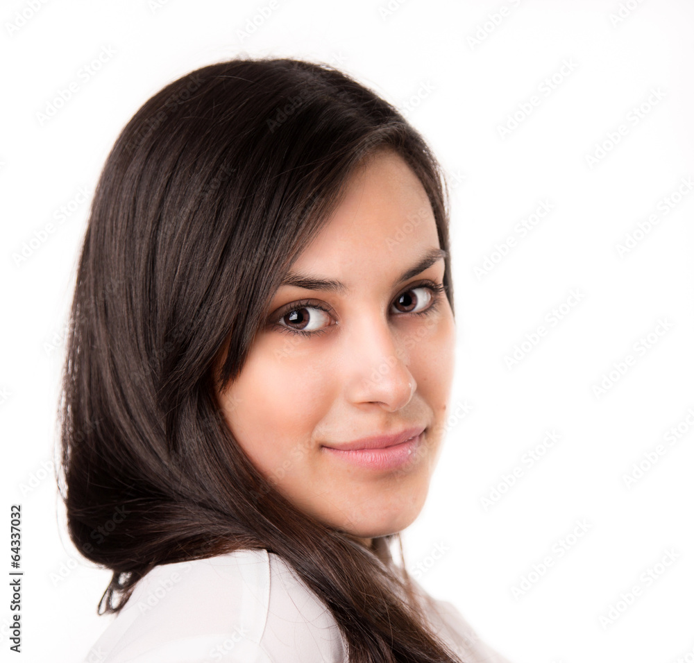 Attractive smiling young woman Attractive smiling young woman