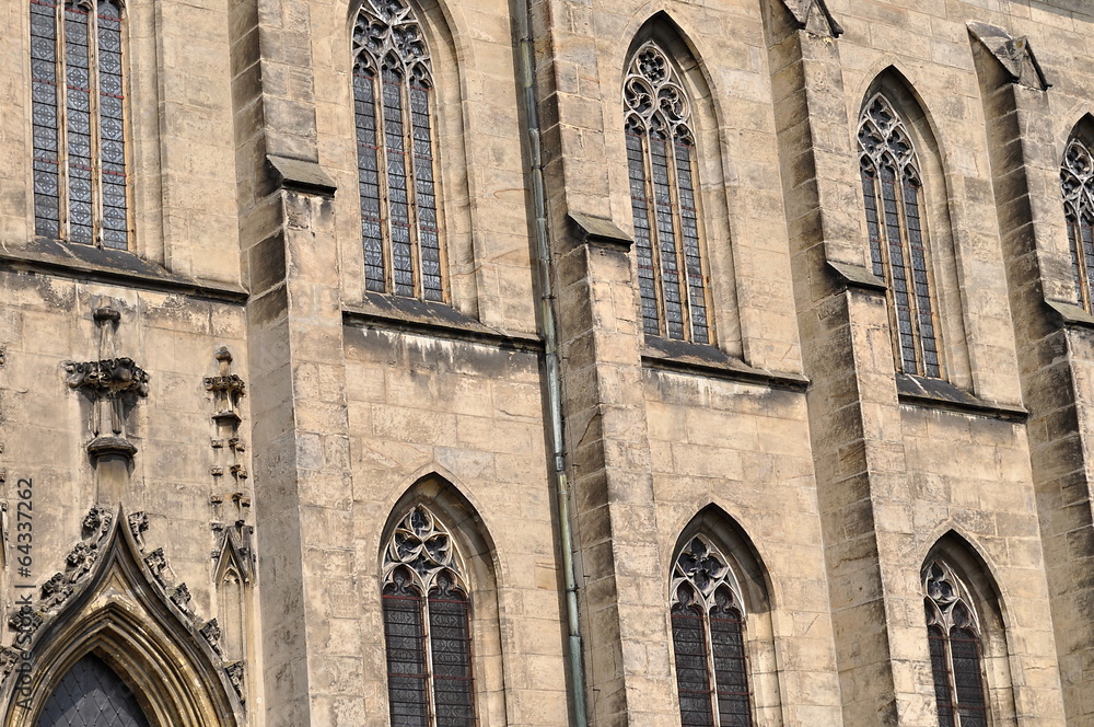 windows of Gothic cathedrals