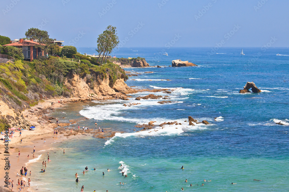 Obraz premium Little Corona Del Mar Beach - Newport Beach, California