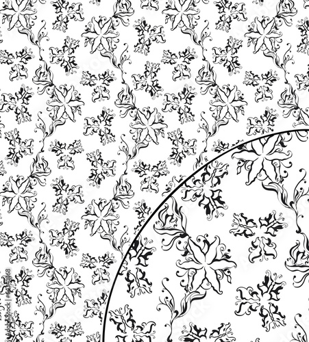 Summer garden – seamless pattern