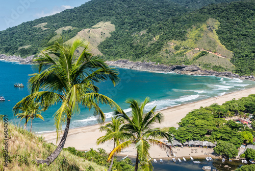 Beautiful view of Ilhabela tropical Island, Rio do janerio, Sao