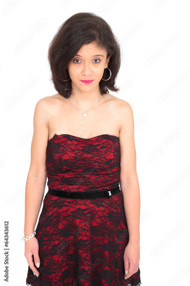 Beautiful young woman posing