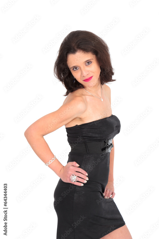 Beautiful young woman posing