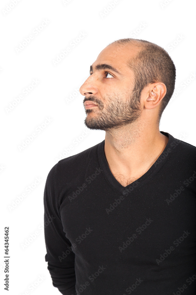 Obraz premium Młody mężczyzna pozowanie