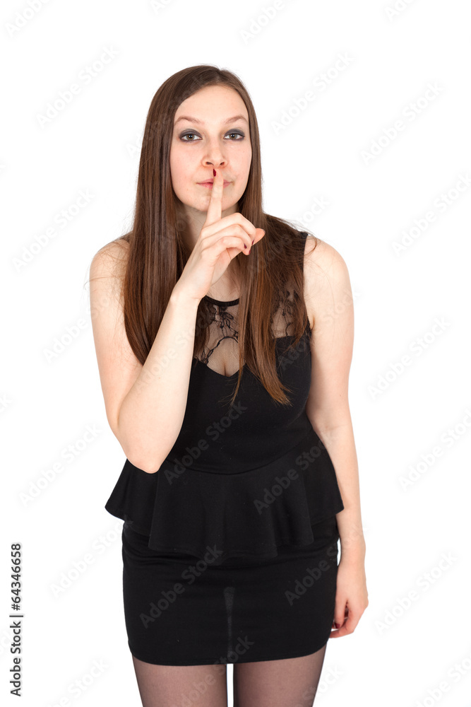 Beautiful young woman posing