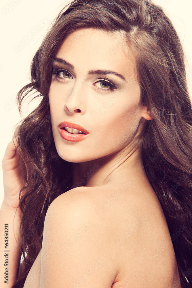 Fototapeta premium woman beauty face