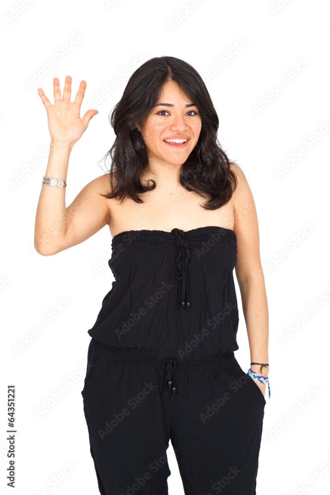 Obraz premium Beautiful Hispanic woman posing