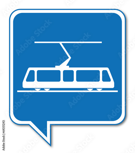 Logo tramway. Tram.
