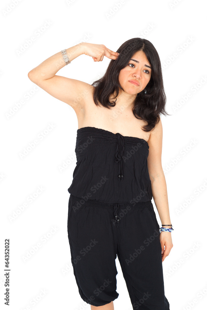 Fototapeta premium Beautiful Hispanic woman posing
