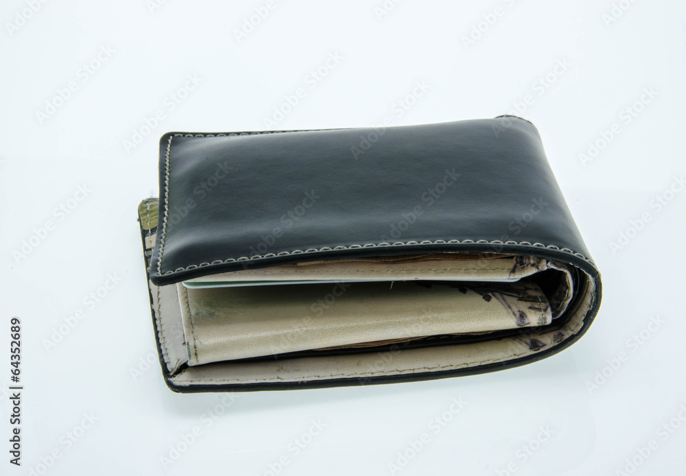 Wallet isolated white background Wallet isolated white background