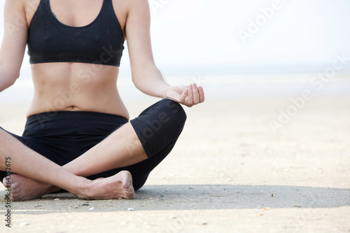 Yoga lotus position
