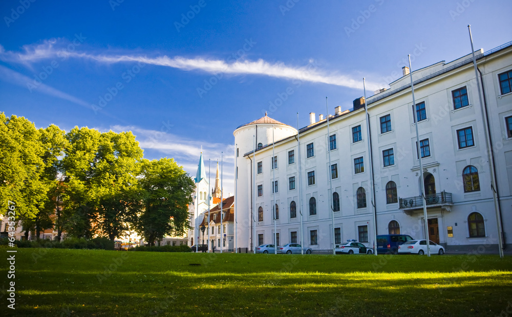 Obraz premium President castle in Riga, Latvia