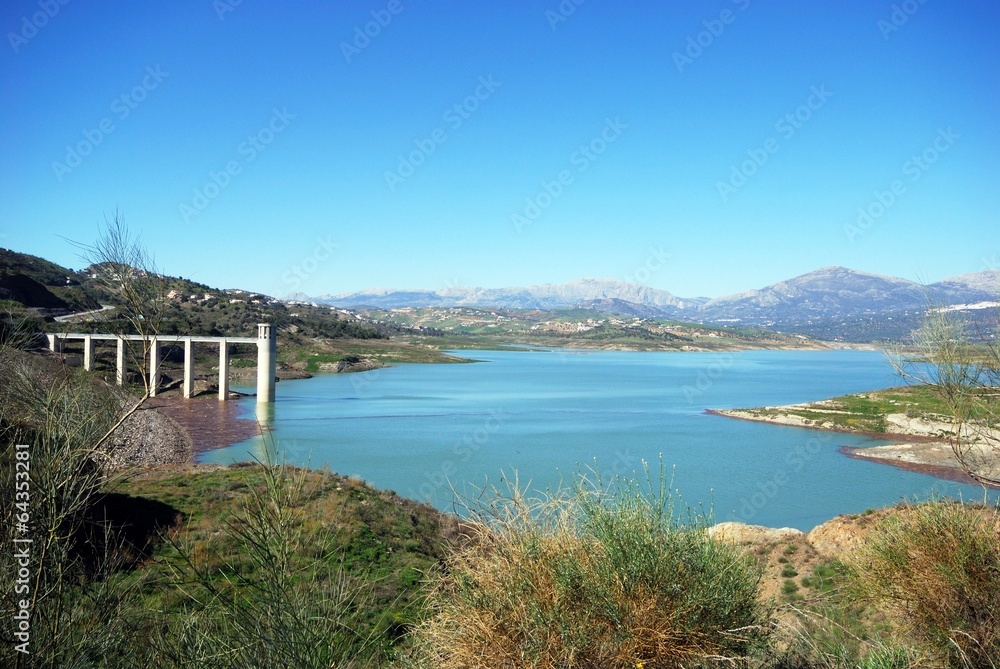 Naklejka premium Lake Vinuela, Andalusia, Spain © Arena Photo UK