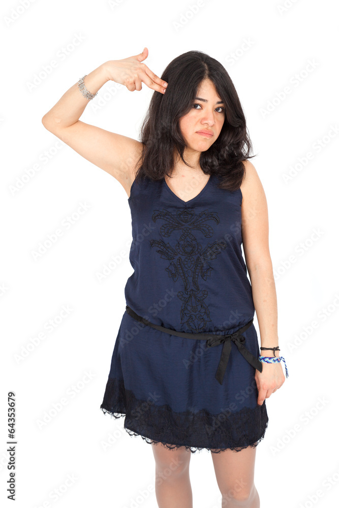 Beautiful Hispanic woman posing Beautiful Hispanic woman posing
