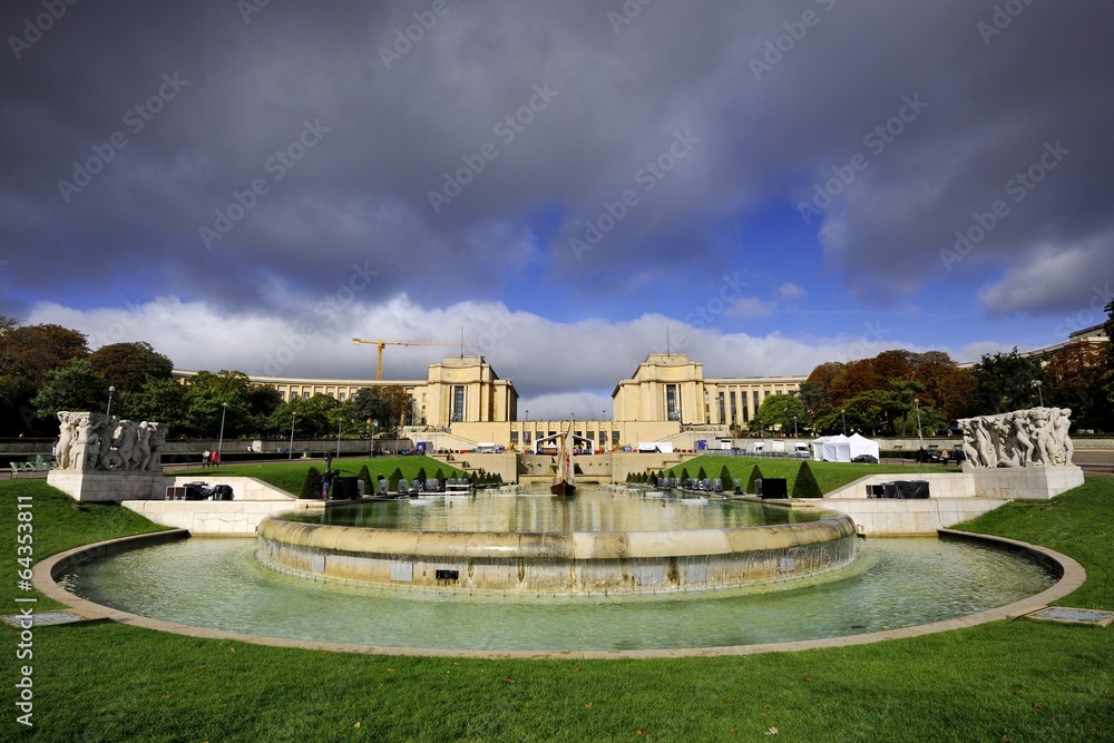 Fototapeta premium Paris, trocadero
