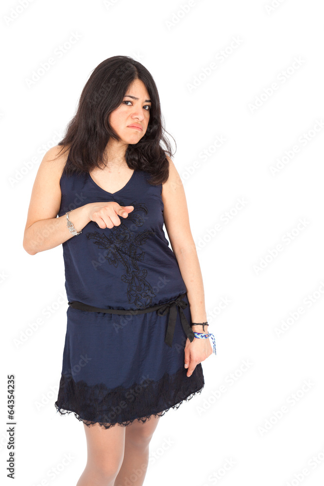 Beautiful Hispanic woman posing Beautiful Hispanic woman posing