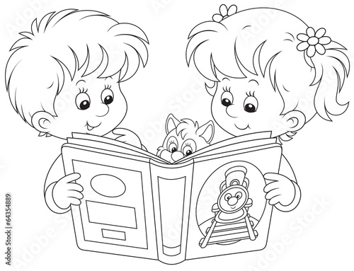 Children reading