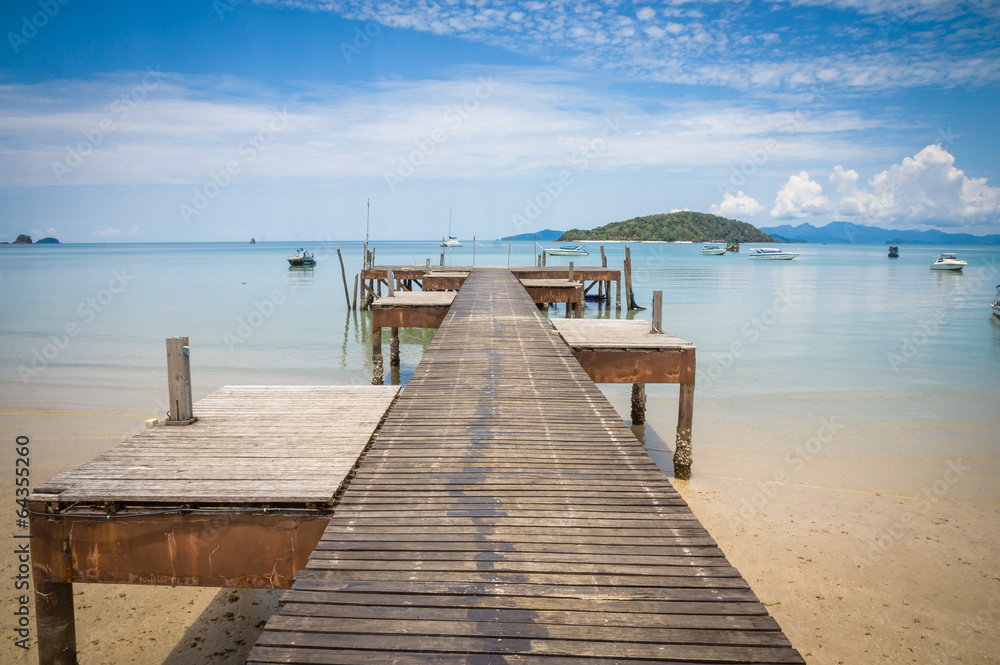 Obraz premium Wspaniała plaża i morze