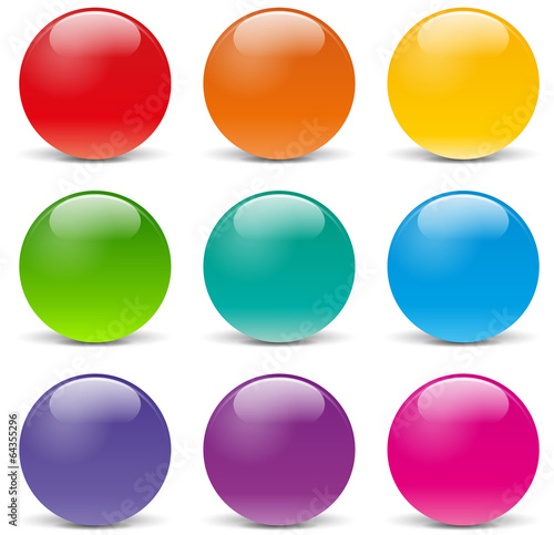 Vector sphere icons