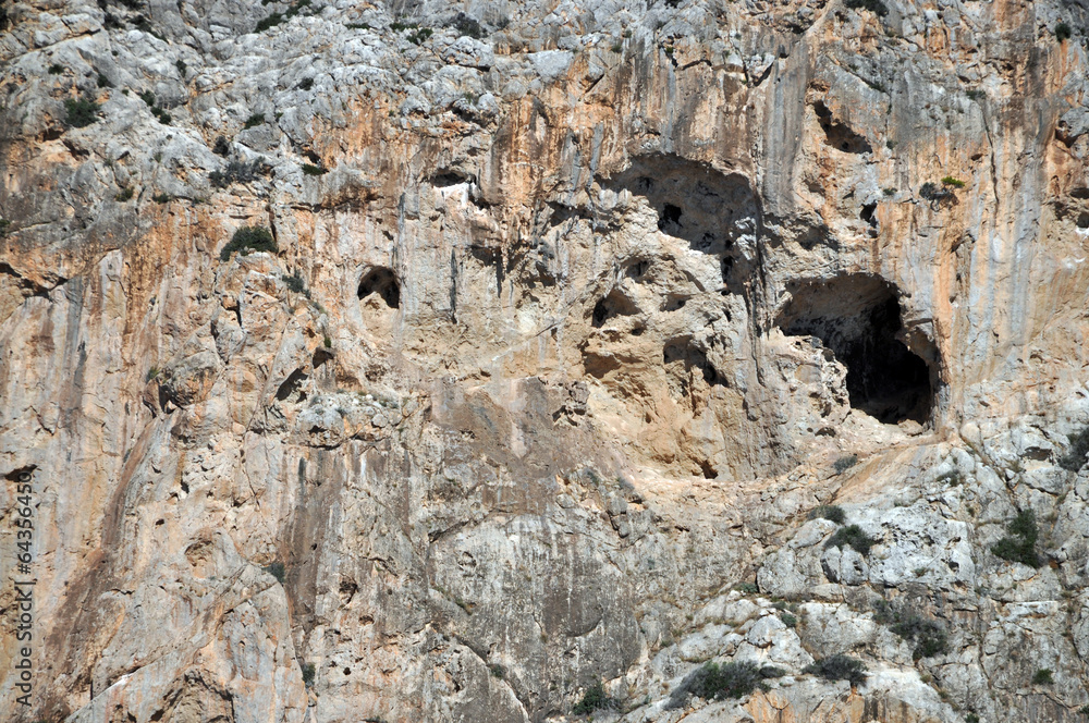 Höhle in einer Felswand
