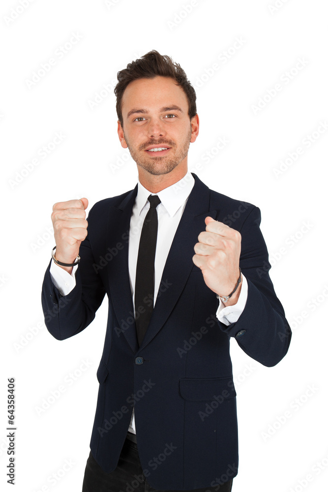 Young businessman posing Young businessman posing