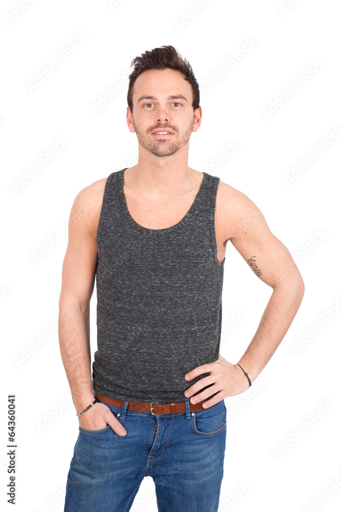 Young man posing Young man posing