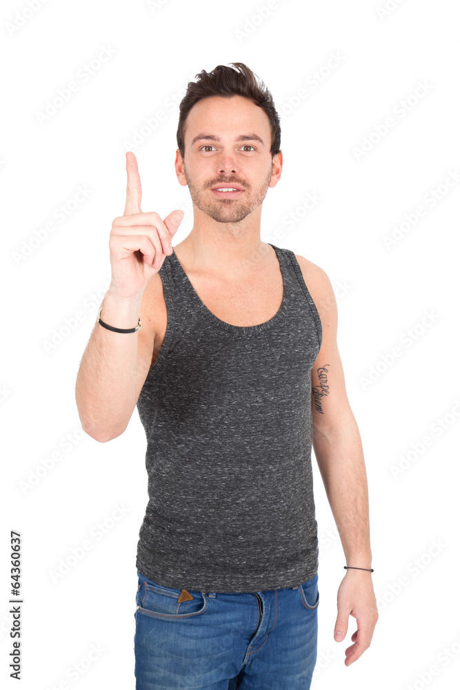 Young man posing Young man posing