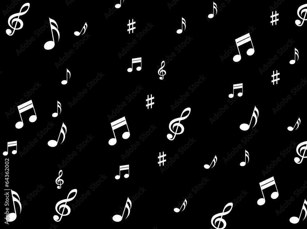 Musical Notes Background Means Melodies Sounds And Notes Musical Notes Background Means Melodies Sounds And Notes