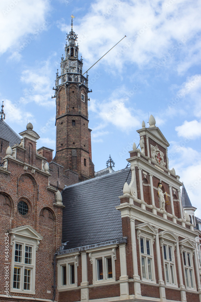 Stadhuis (Stadthaus) Haarlem Nederland