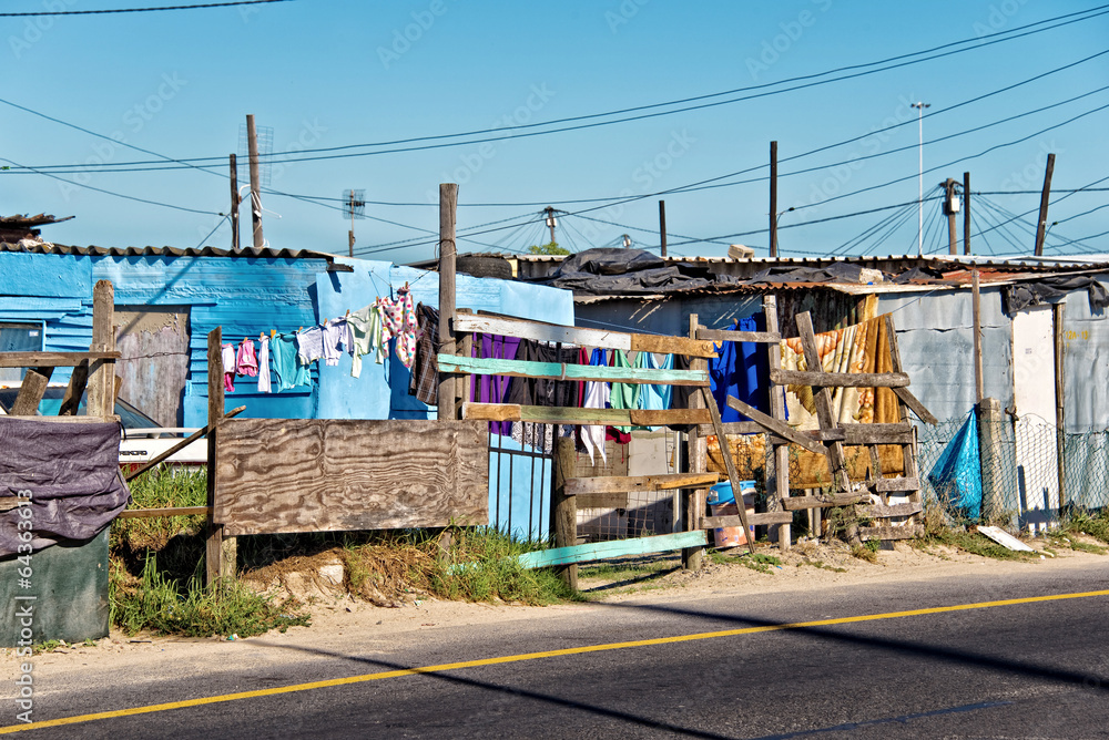 Ταπετσαρία Township near Cape Town, South Africa