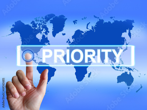 Priority Map Shows Superiority or Preference in Importance World