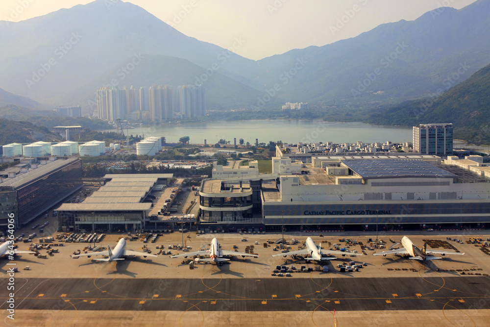 Naklejka premium Hong Kong Airport
